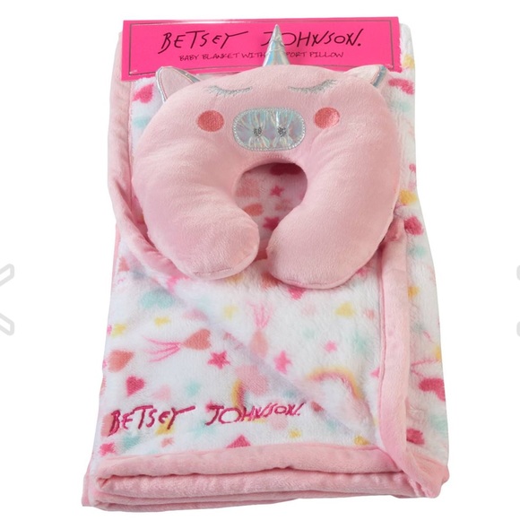 baby blanket and pillow set